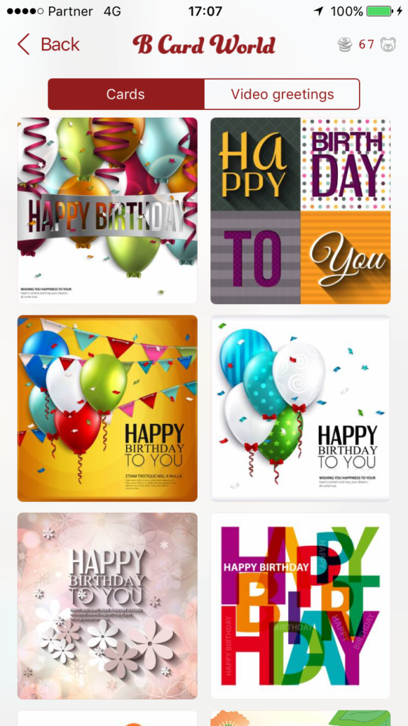 Birthday Cards World app - Birthday Cards World official site